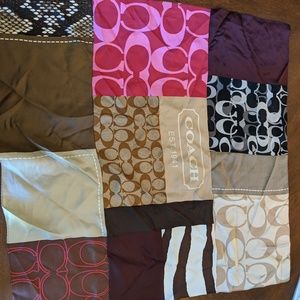 Coach Square Kerchief (scarf) - 100% silk
